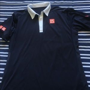 Novak Djokovic Tennis UNIQLO Shirt Large Nike RF